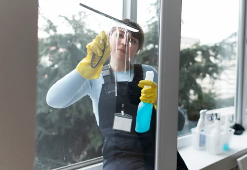 Nettoyage de vitres intérieures et extérieures à Montholon